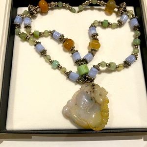 Beautiful jade necklace
